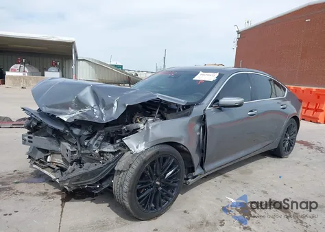 2021 Cadillac Ct5 Premium Luxury из США, поврежденный, VIN 1G6DT5RW6M0106569